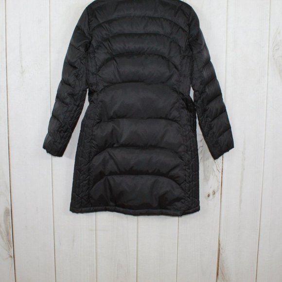 Nautica Black Quilted Insulated Removable Faux Fur Down Puffer Jacket Size M - Picture 10 of 13